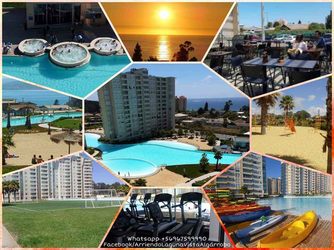 Departamento Arriendo Departamento por noche en Algarrobo | Condominio Laguna Vista con vista al mar, Algarrobo